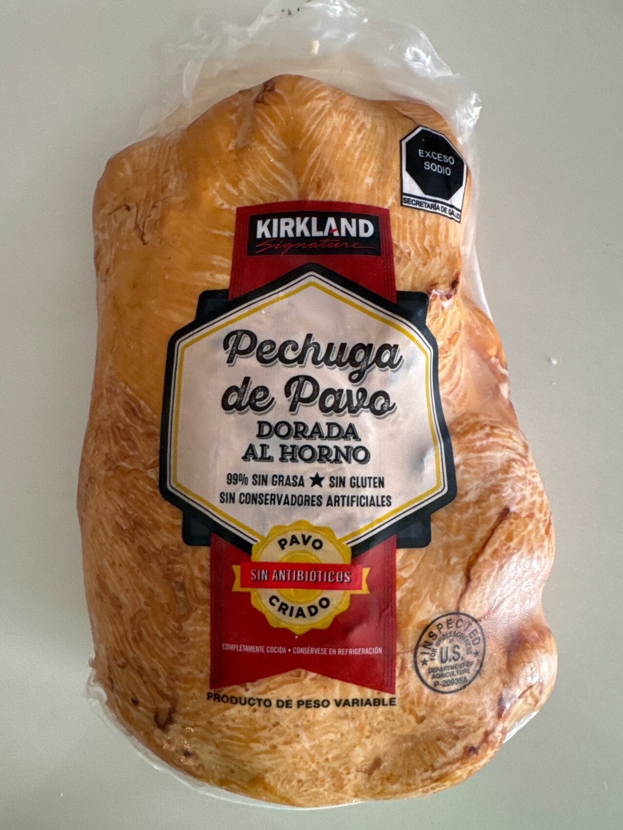 Pechuga de Pavo Dorada al Horno