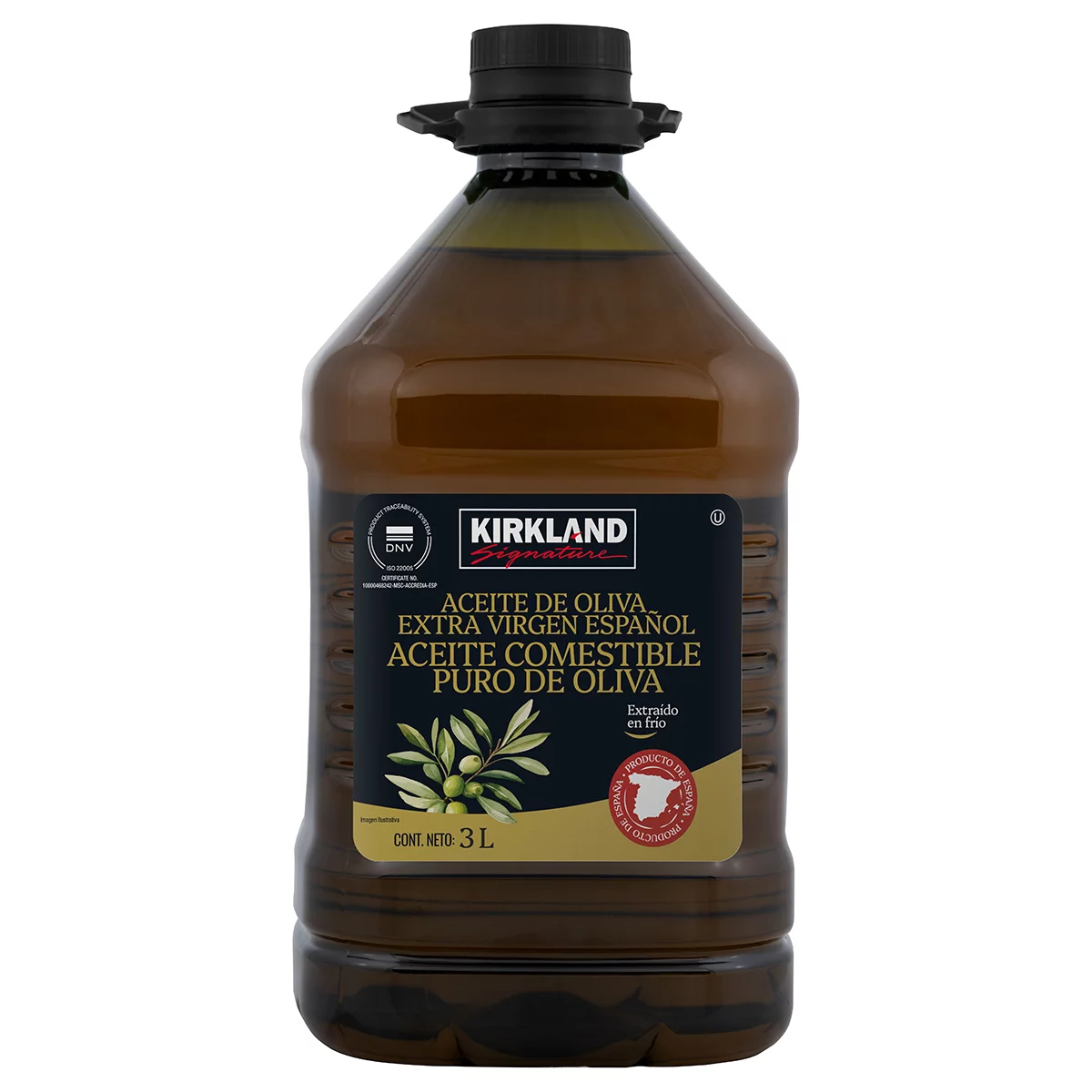 Kirkland Signature Aceite de Oliva Extra Virgen 3 l
