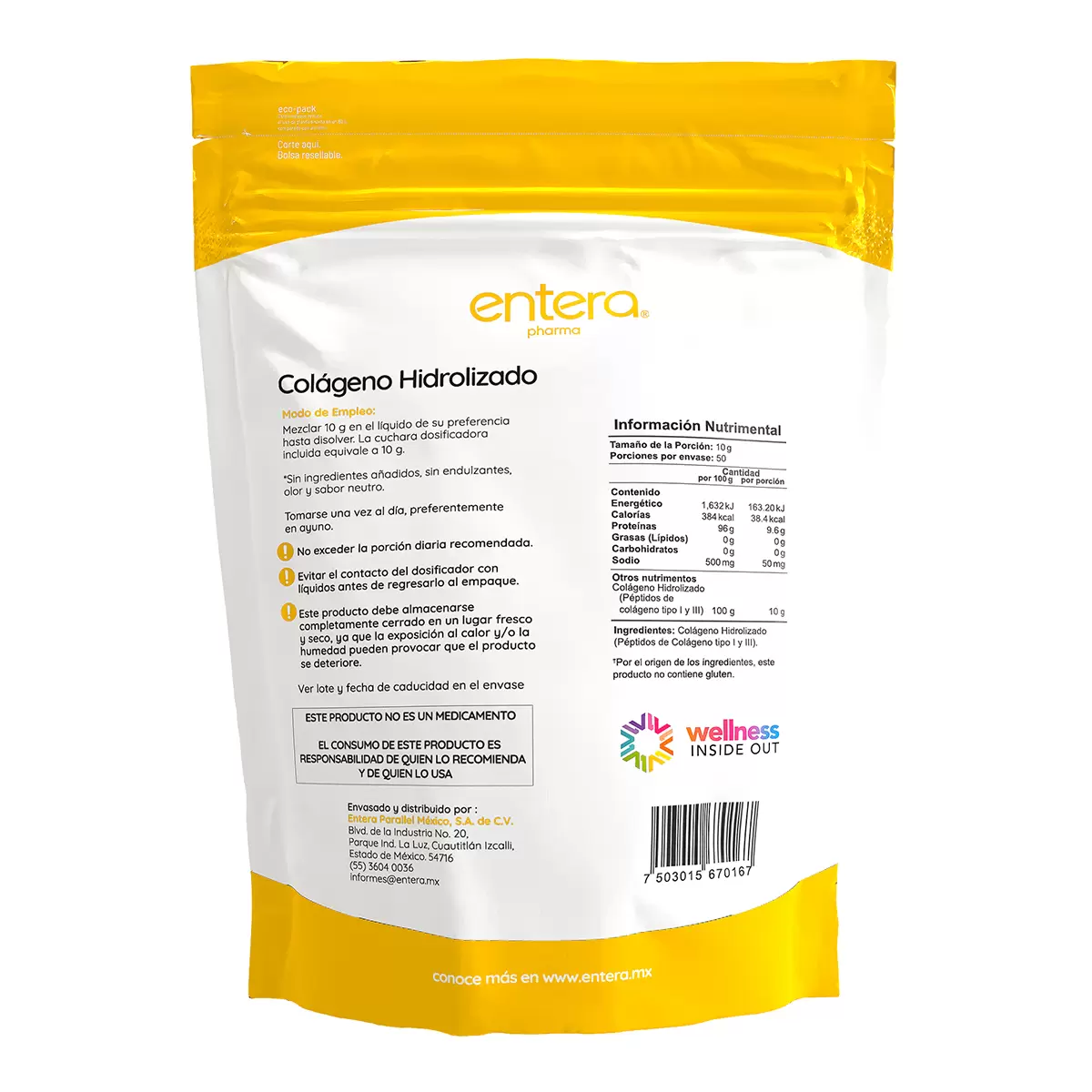 Entera Pharma Colágeno Hidrolizado foto 2