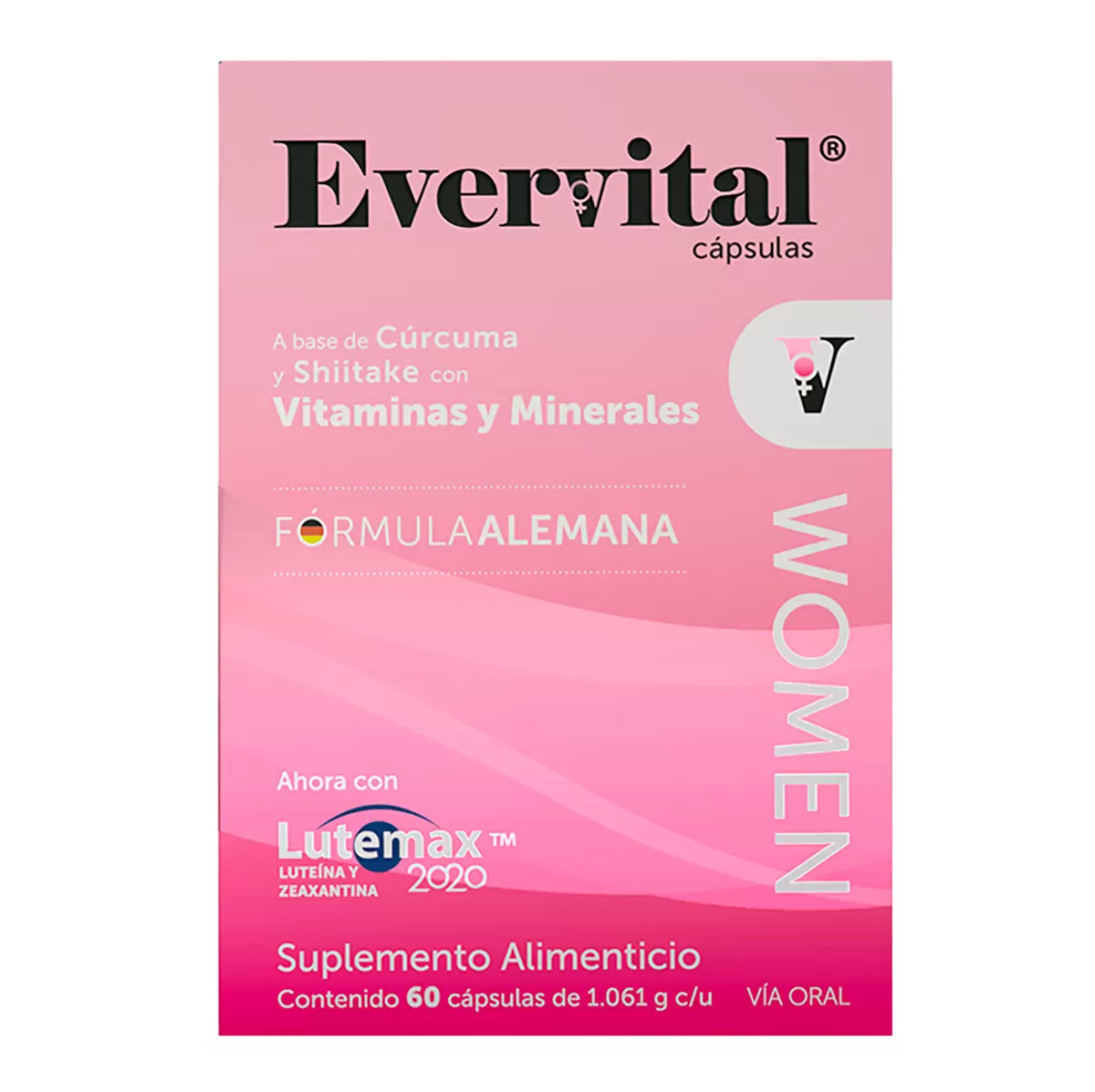 Everital Women Vitaminas y Minerales 60 Capsulas