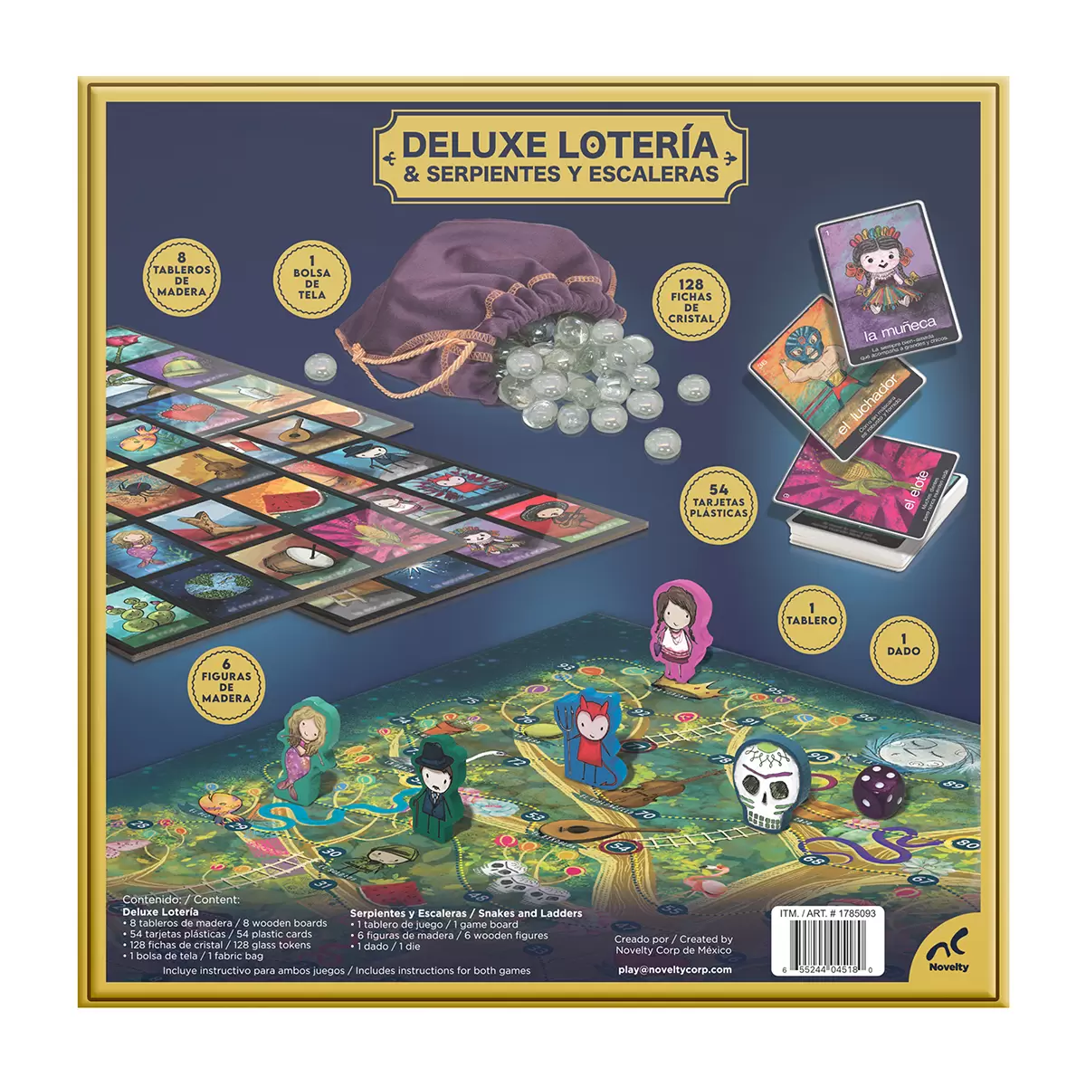 Juego de Lotería de Lujo Serpientes + Escaleras foto 4