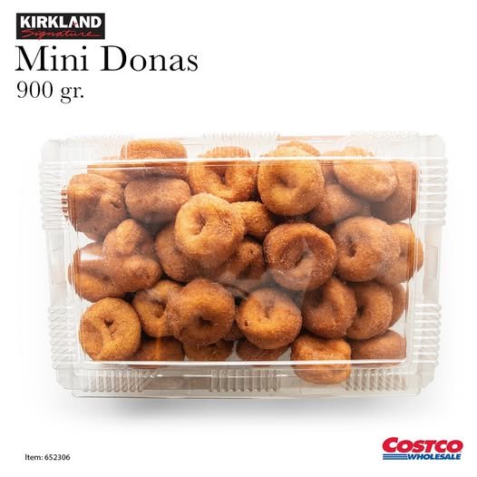 Mini Donas de Canela (Frescamente hechas) 900 gr.