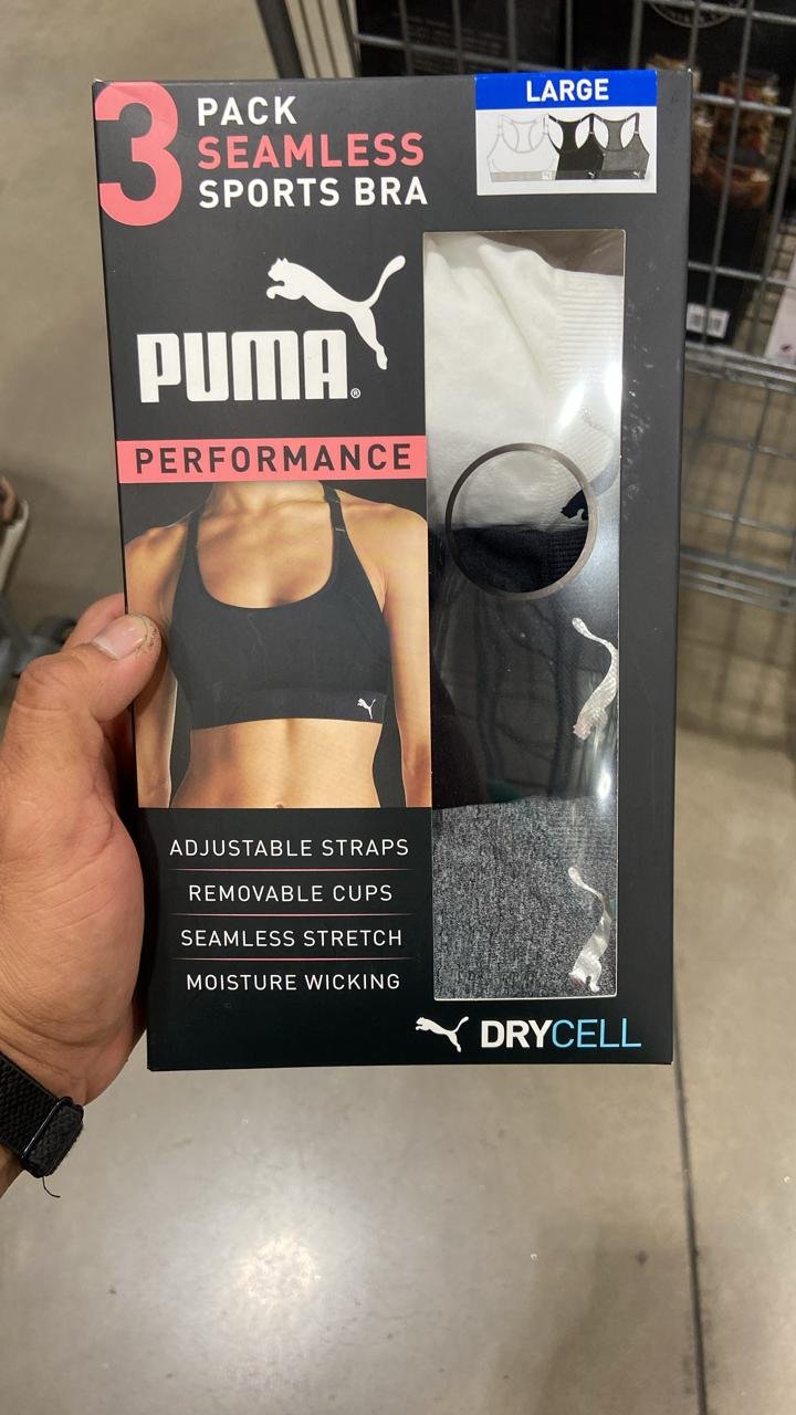 Puma Sports Bra 3 piezas