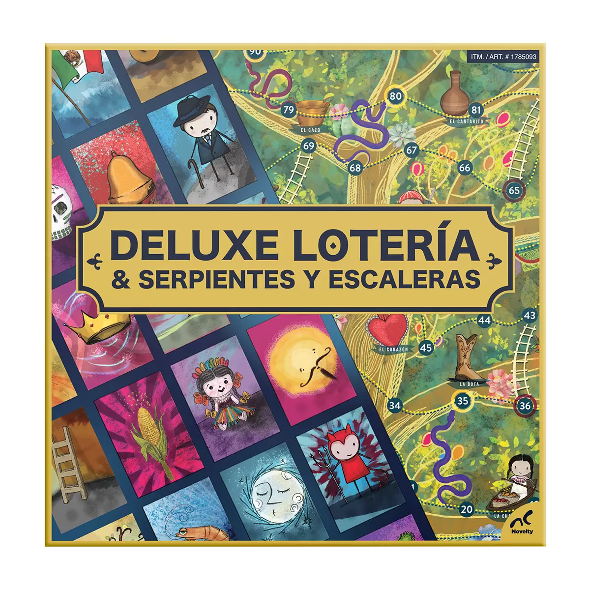 Juego de Lotería de Lujo Serpientes + Escaleras