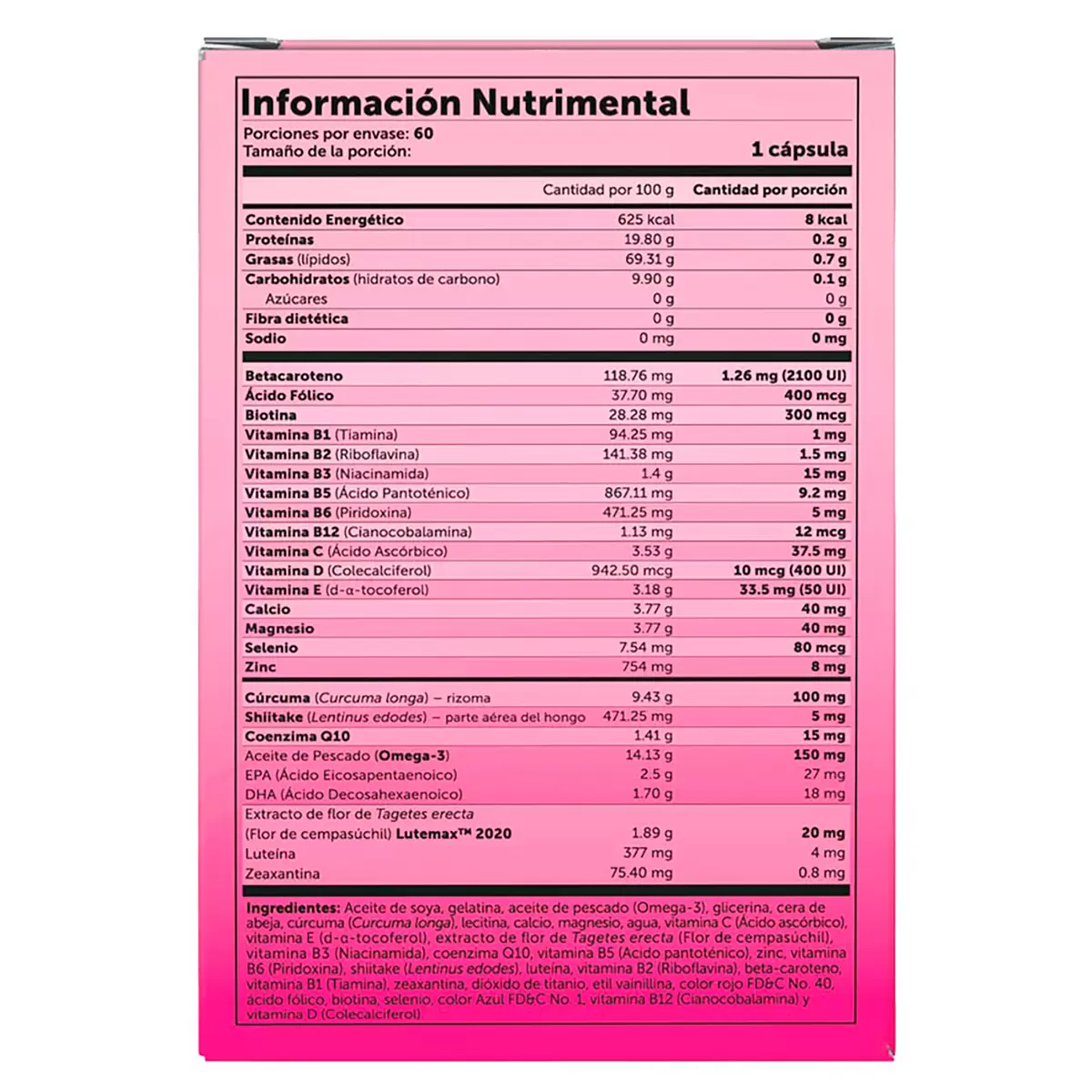 Everital Women Vitaminas y Minerales 60 Capsulas foto 2